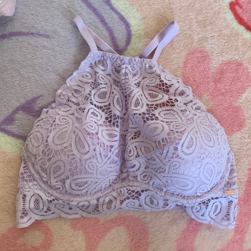 Pink M bra